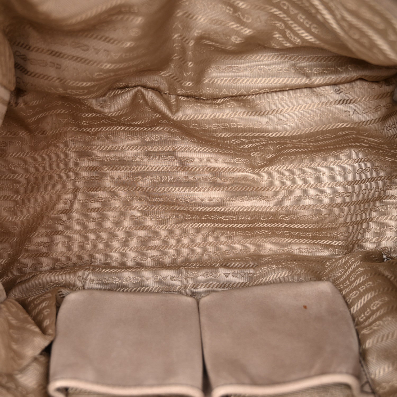 Prada Nappa Gaufre Tote Ghiaccio 5 of 12