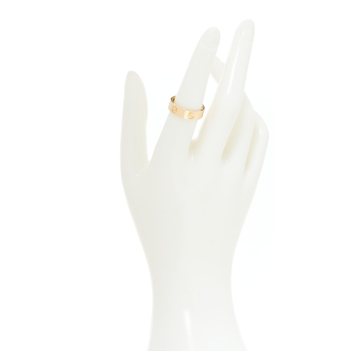 18K Yellow Gold 5.5mm LOVE Ring 55 7.25
