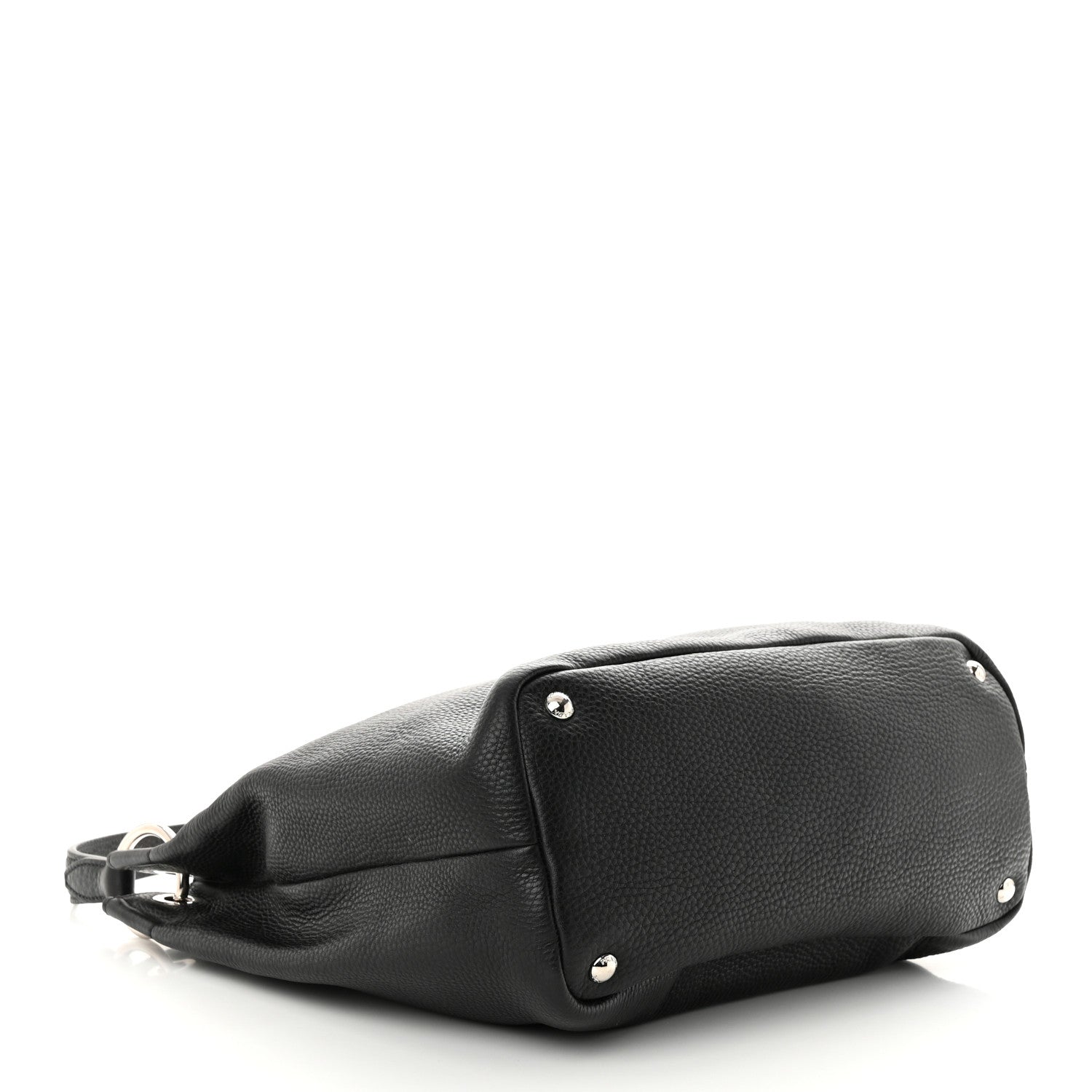 Prada Vitello Daino Hobo Black 4 of 11