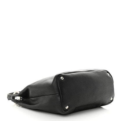 Prada Vitello Daino Hobo Black 4 of 11
