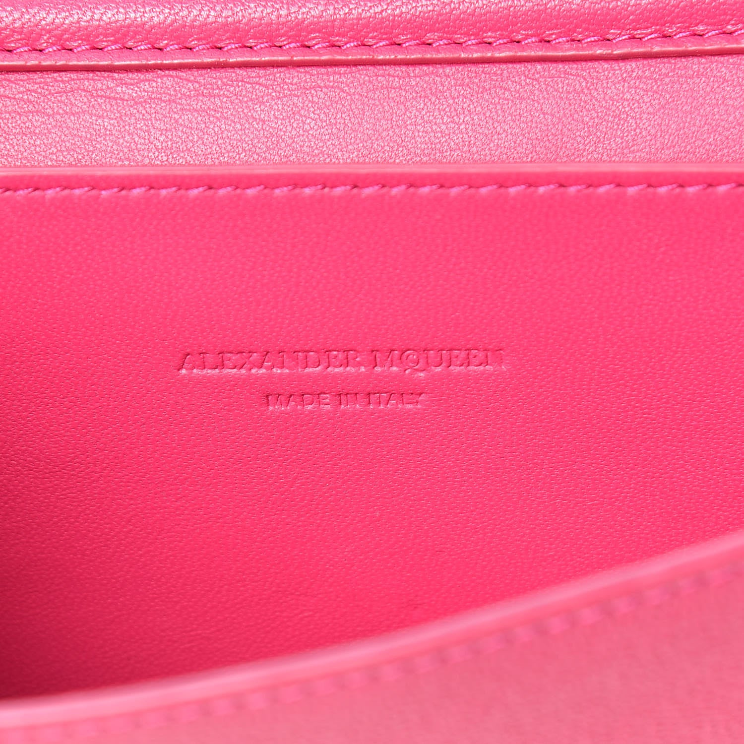 Alexander McQueen Calfskin Insignia Pouch Pink 6 of 10