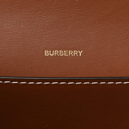 Burberry Calfskin Vintage Check New Hampshire Bag Archive Beige Tan 6 of 9