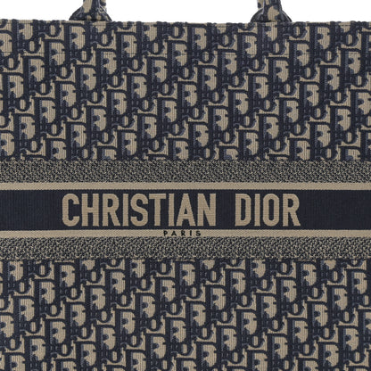 Christian Dior Oblique Large Book Tote Blue Multicolor 8 of 12