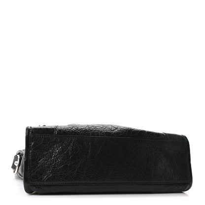 Balenciaga Agneau Arena Silver Hardware Small Le City Black 4 of 10
