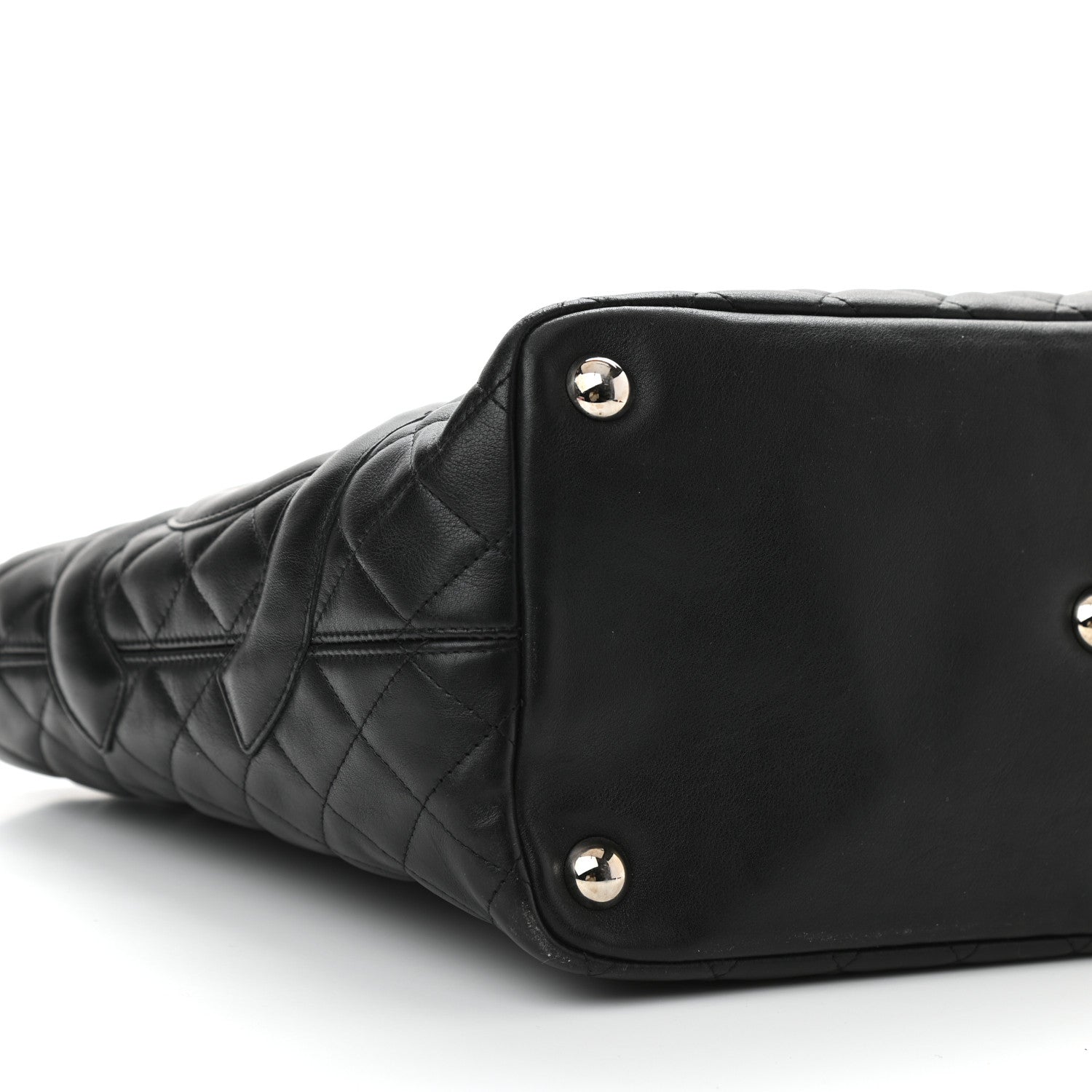 Chanel Calfskin Quilted Large Cambon Tote Black 12 of 13