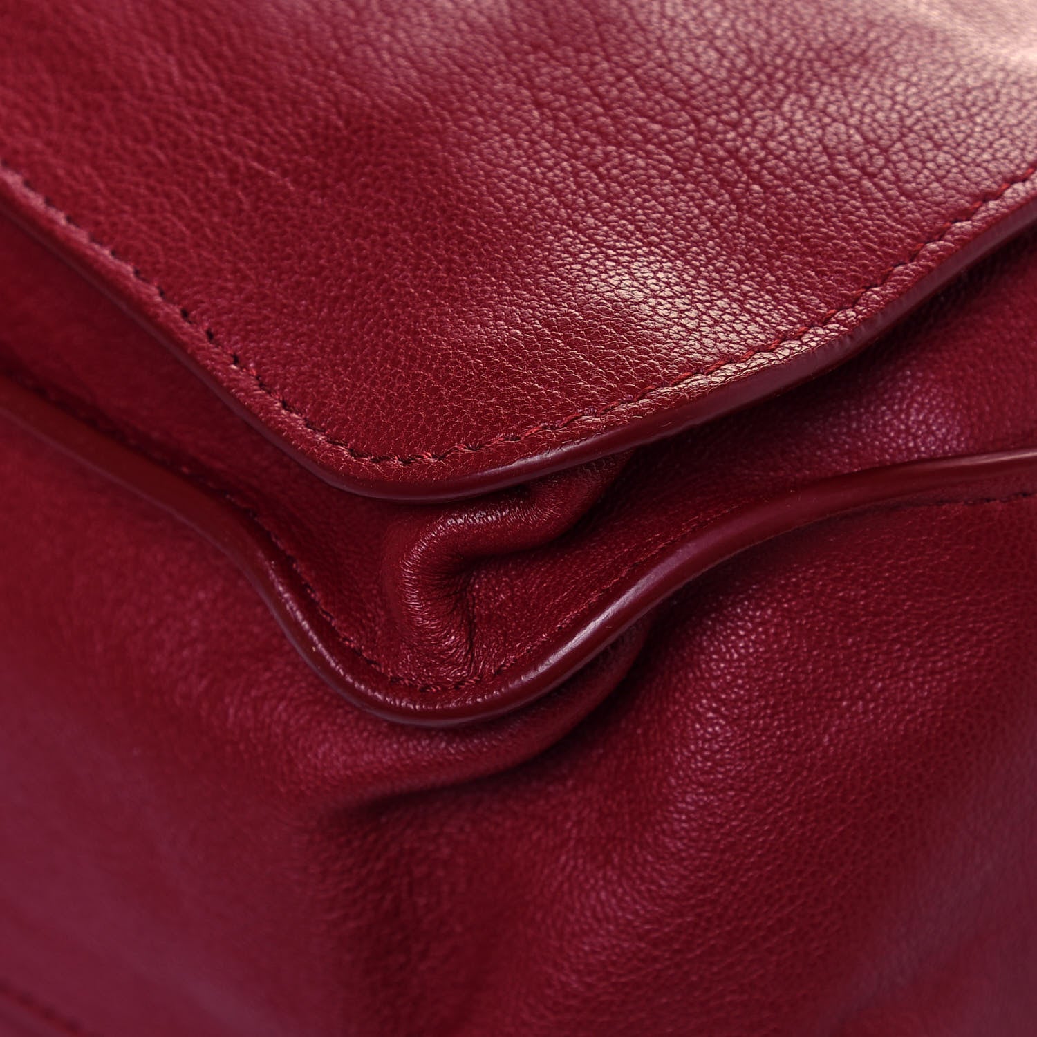 Proenza Schouler Lambskin Medium PS1 Satchel Red 11 of 13