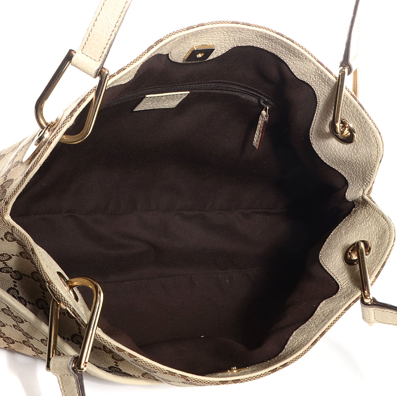 Gucci Monogram Medium Eclipse Shoulder Bag Off White 5 of 7