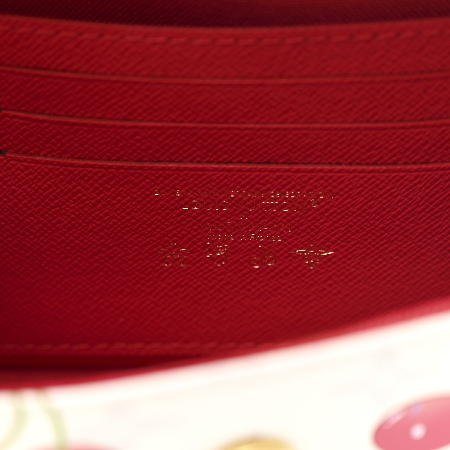 LV X TM Monogram Cerises Ivy Wallet On Chain White