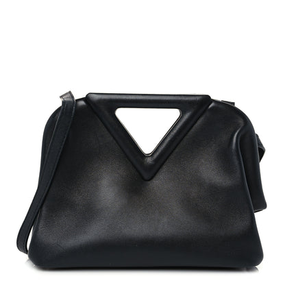 Bottega Veneta Calfskin Small The Point Triangle Bag Black 1 of 8