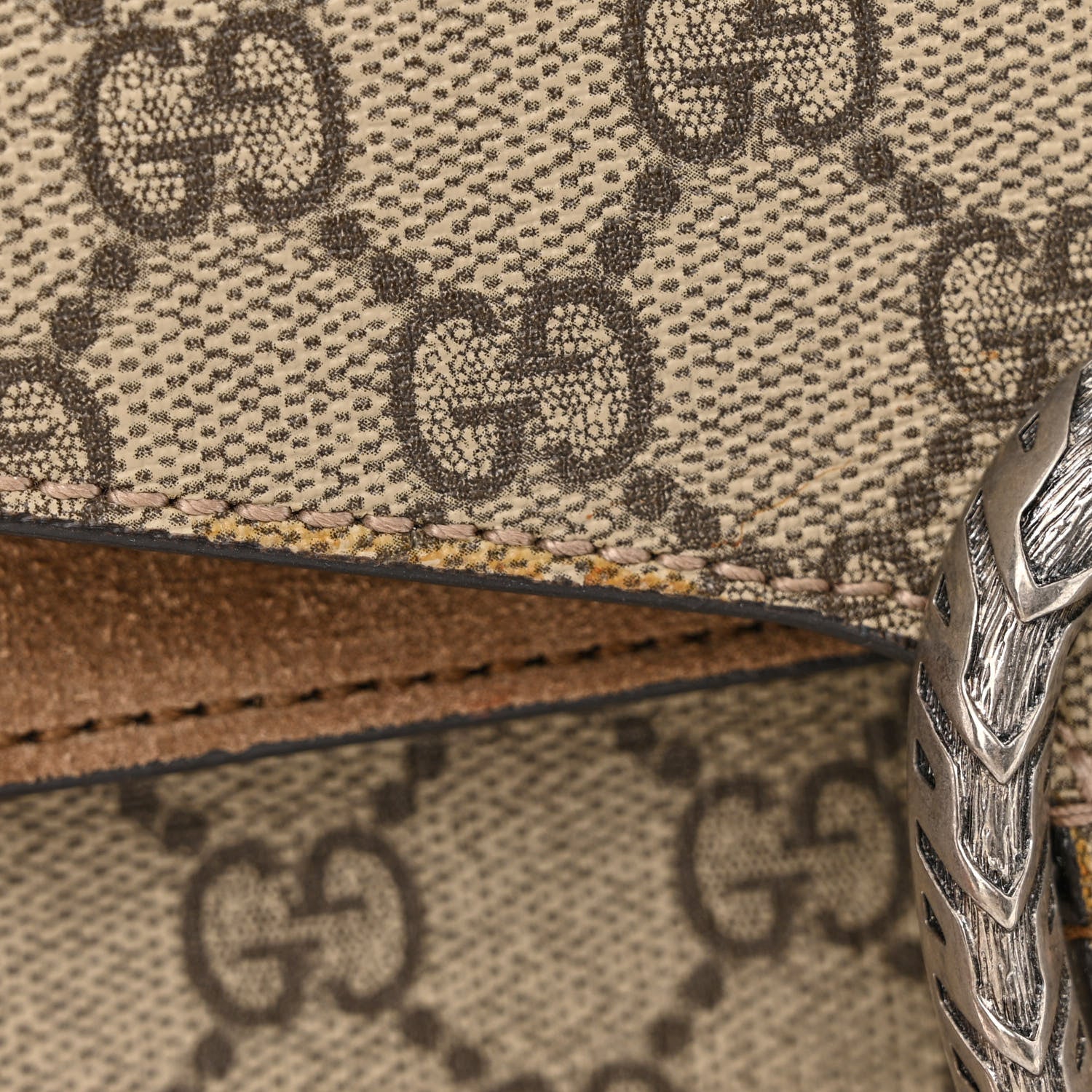 Gucci GG Supreme Monogram Mini Dionysus Shoulder Bag Taupe 14 of 17