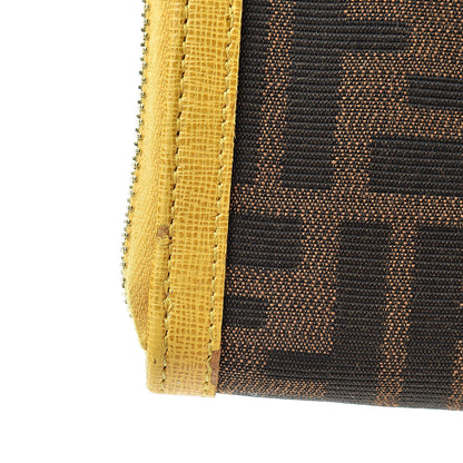 Fendi Zucca Zip Around Wallet Tobacco Yellow 11 of 14