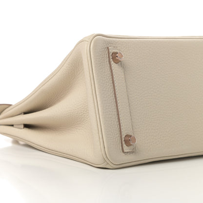 Hermes Togo Birkin 25 Craie 9 of 13