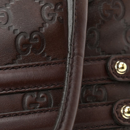 Gucci Guccissima Large Wave Boston Dark Brown 12 of 12