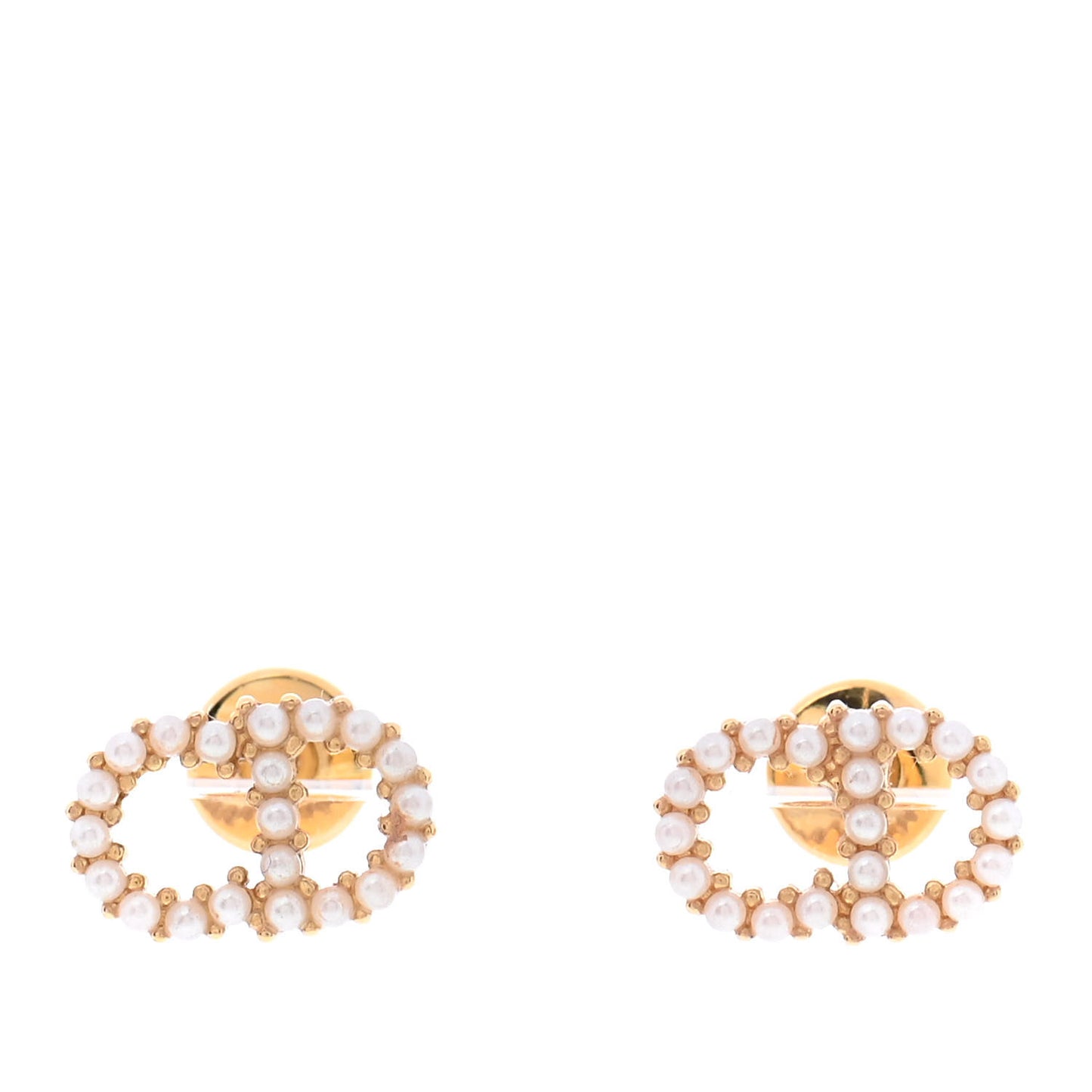 Pearl Clair D Lune Earrings Gold