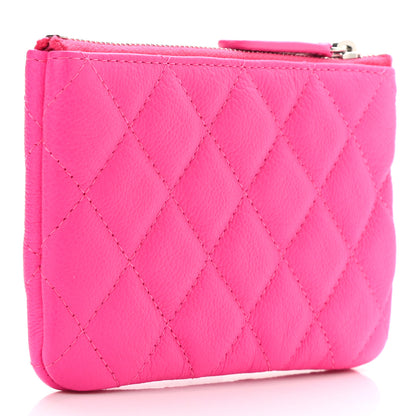 Chanel Goatskin Quilted Small Reissue Cosmetic Case Pink 3 of 8