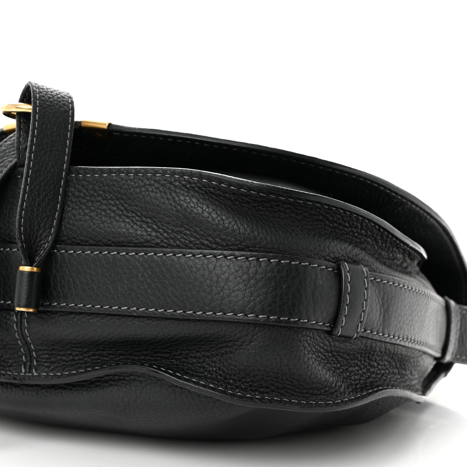 Chloe Calfskin Medium Marcie Round Crossbody Bag Black 10 of 11