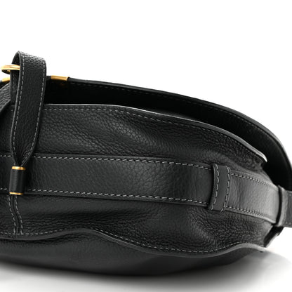 Chloe Calfskin Medium Marcie Round Crossbody Bag Black 10 of 11