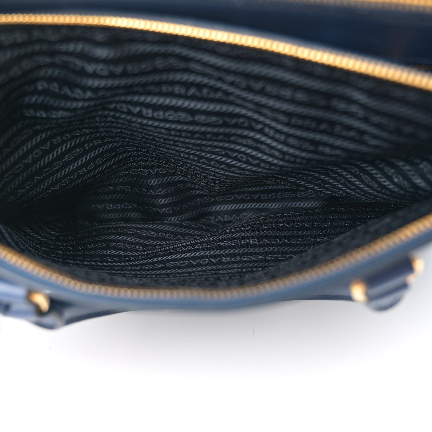 Prada Saffiano Medium Galleria Double Zip Tote Bluette 7 of 22