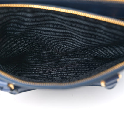Prada Saffiano Medium Galleria Double Zip Tote Bluette 7 of 22