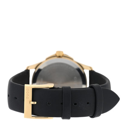 Gucci Stainless Steel Calfskin 38mm G-Timeless Diamante Quartz Watch 3 of 4