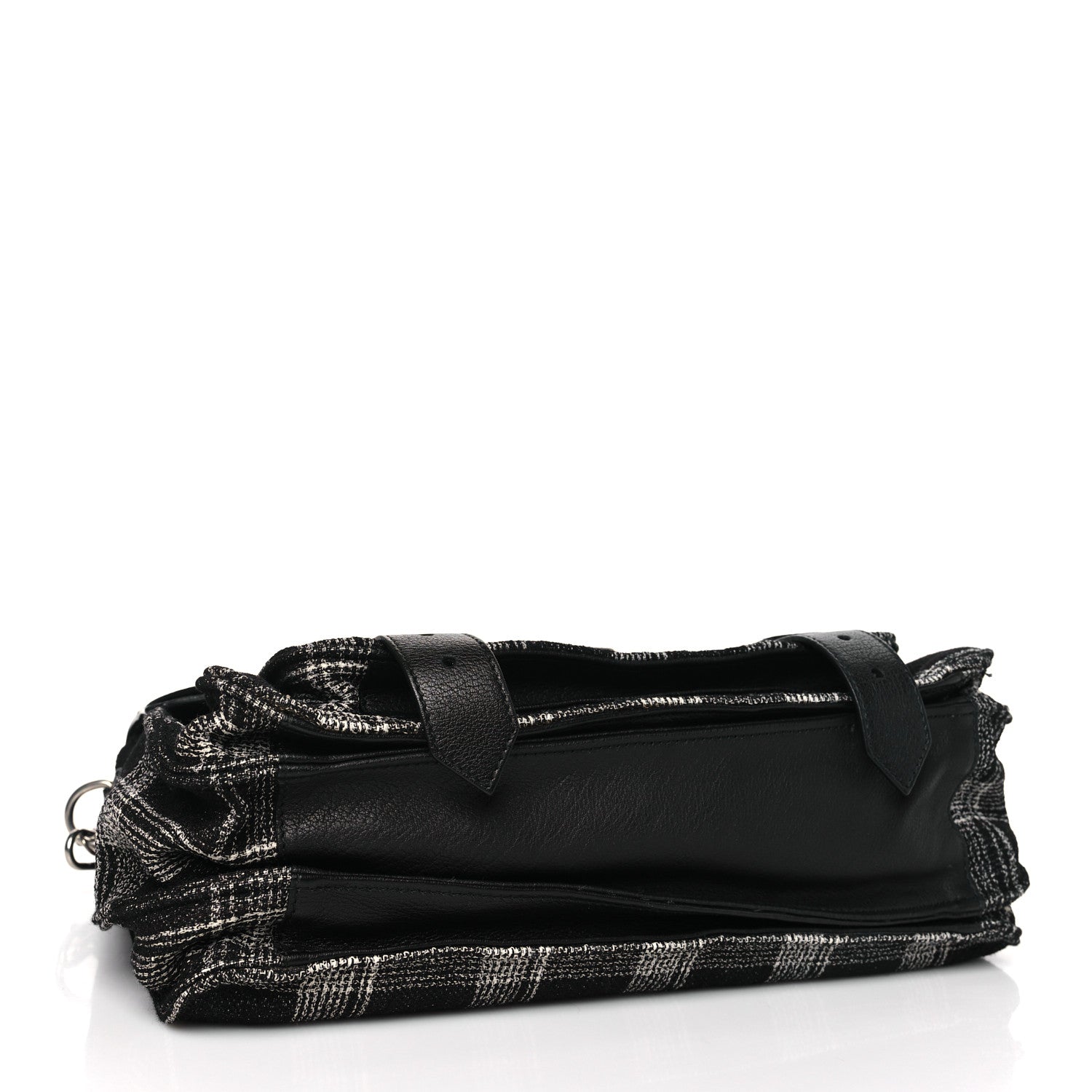 Proenza Schouler Tweed Medium PS1 Satchel Black White 4 of 8
