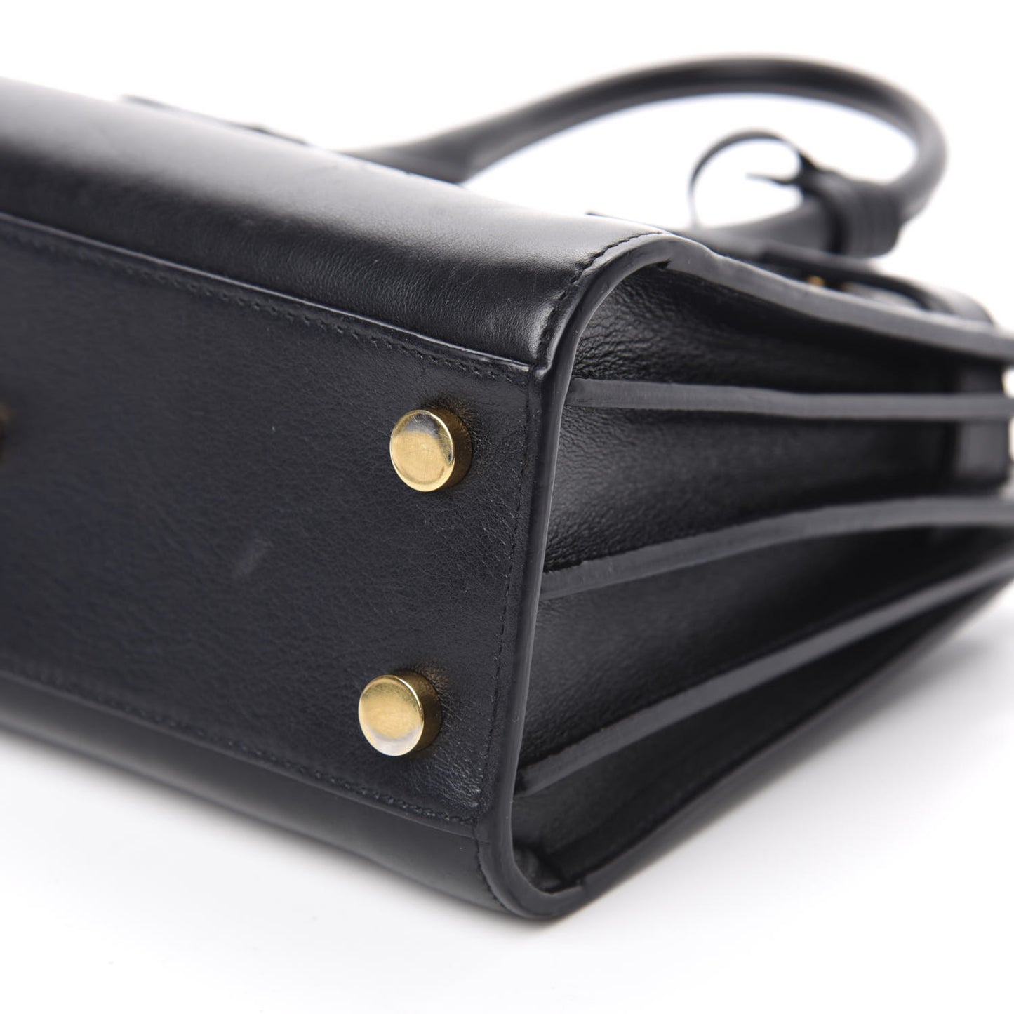 Calfskin Nano Sac De Jour Black