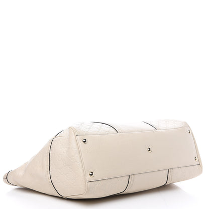 Gucci Calfskin Guccissima Large Signoria Tote Off White 3 of 13