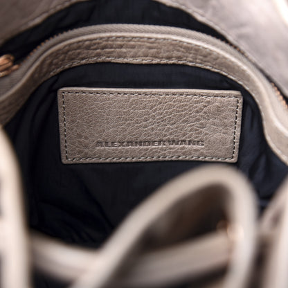 Alexander Wang Pebbled Lambskin Diego Bucket Bag Latte 8 of 16