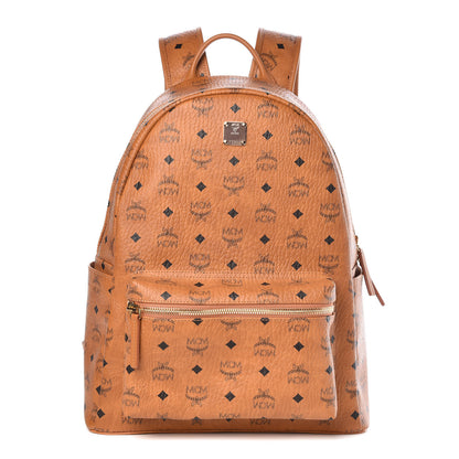 MCM Visetos Medium Stark Backpack Cognac 1 of 17