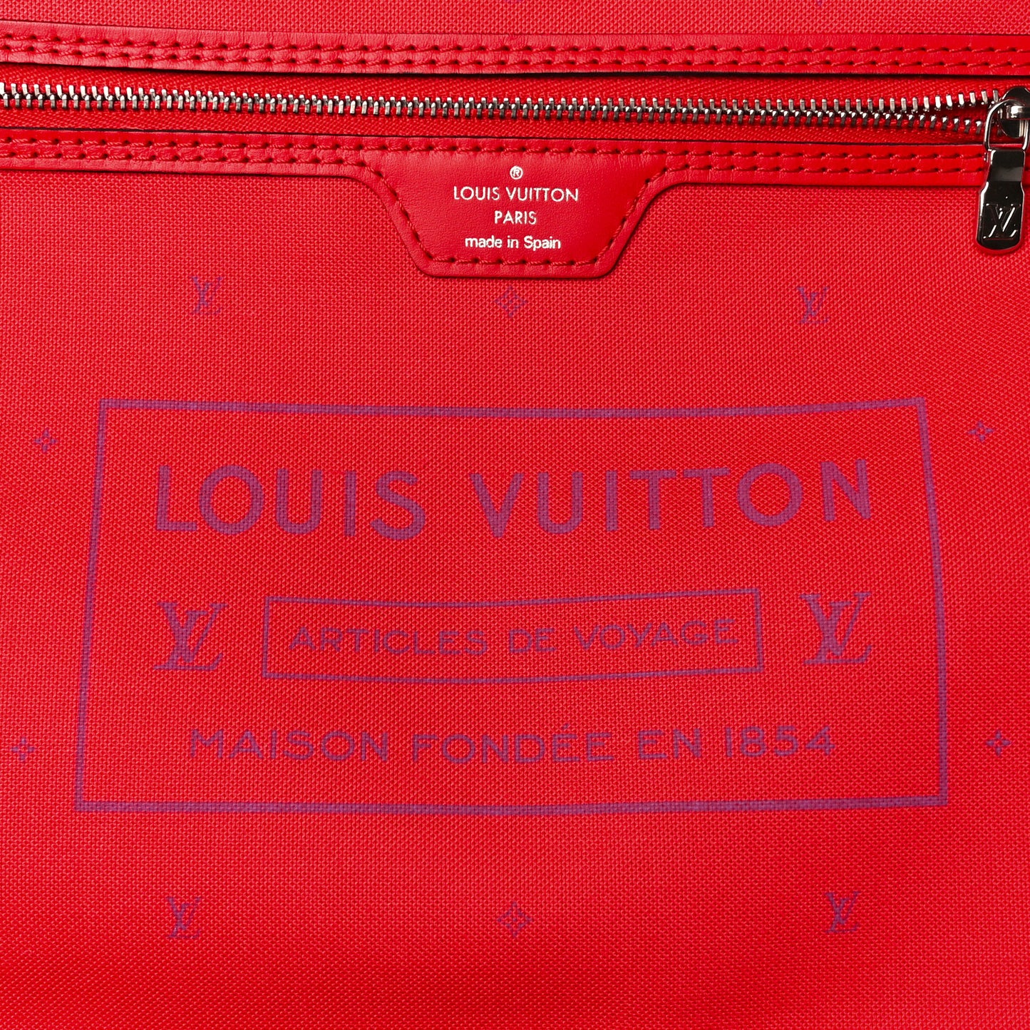Monogram Escale Neverfull MM Rouge