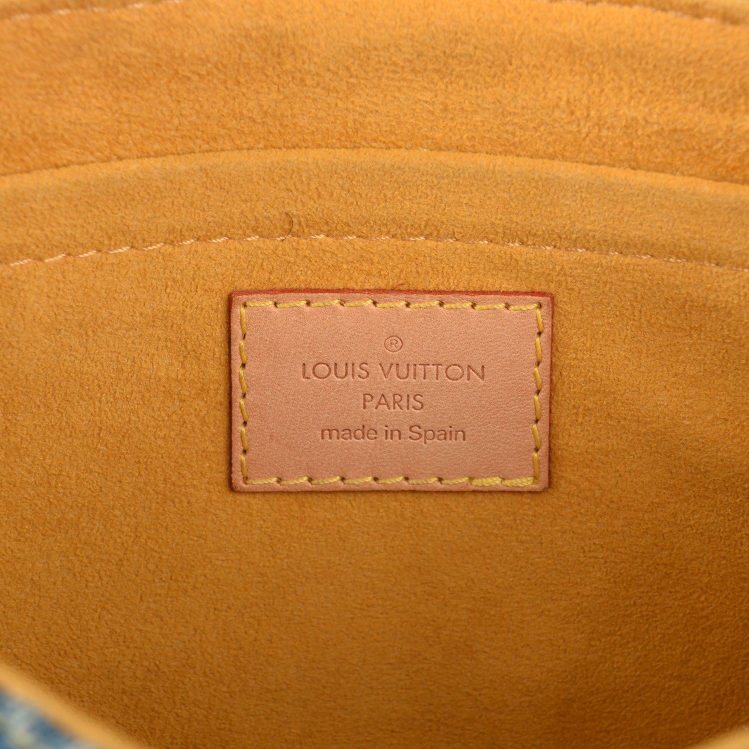 Louis Vuitton Monogram Denim Mini Pleaty Blue 6 of 8