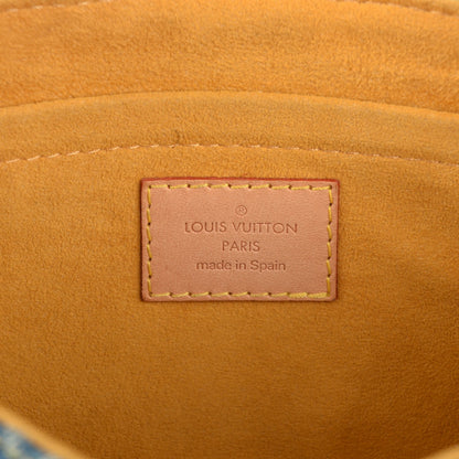 Louis Vuitton Monogram Denim Mini Pleaty Blue 6 of 8