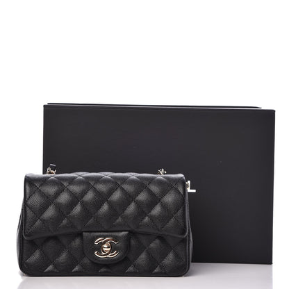 Chanel Caviar Quilted Mini Rectangular Flap Black 8 of 8