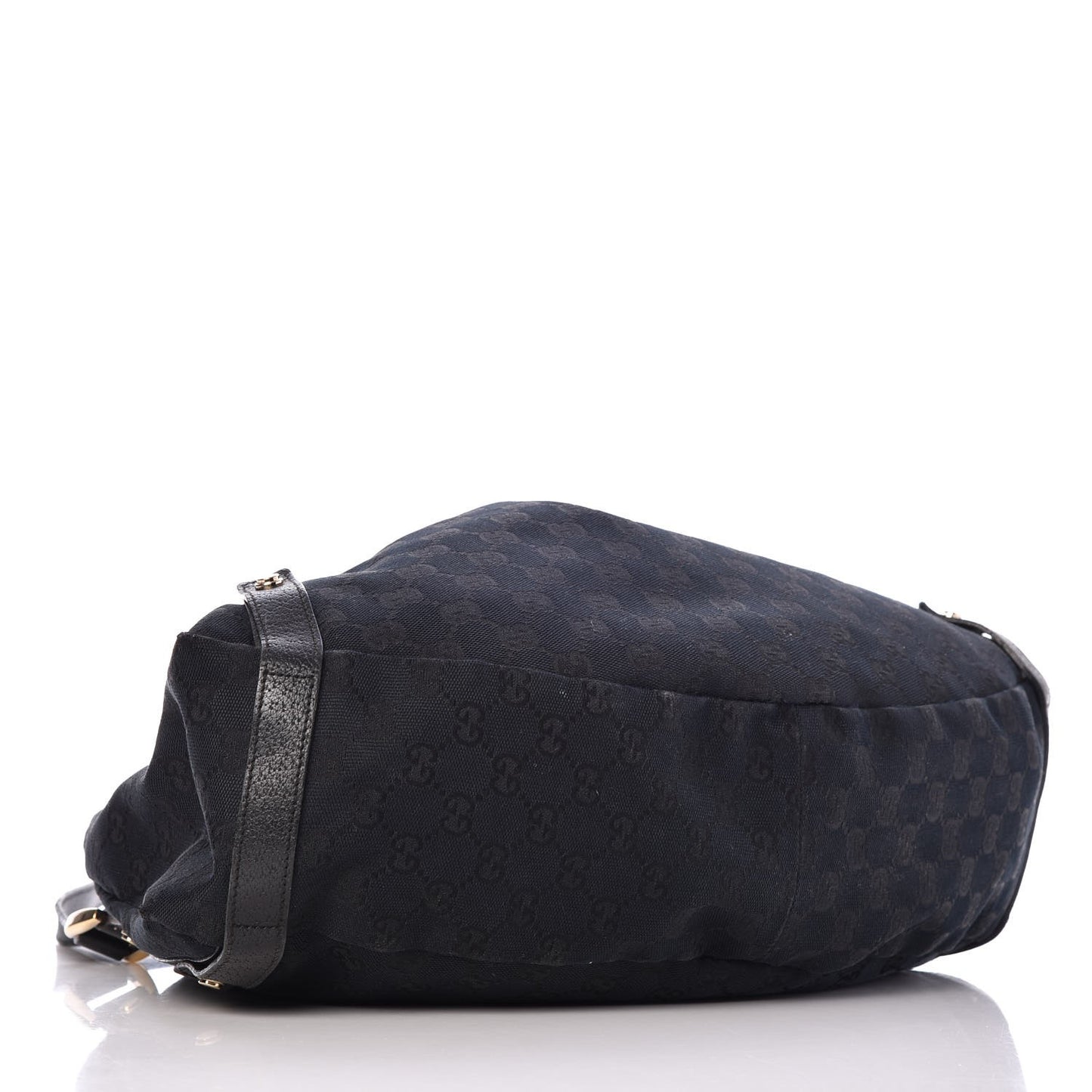 Monogram Medium Abbey Shoulder Bag Black