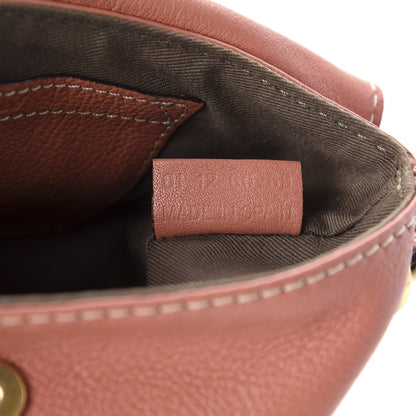 Chloe Calfskin Marcie Pochette Crossbody Bag Coral 9 of 10