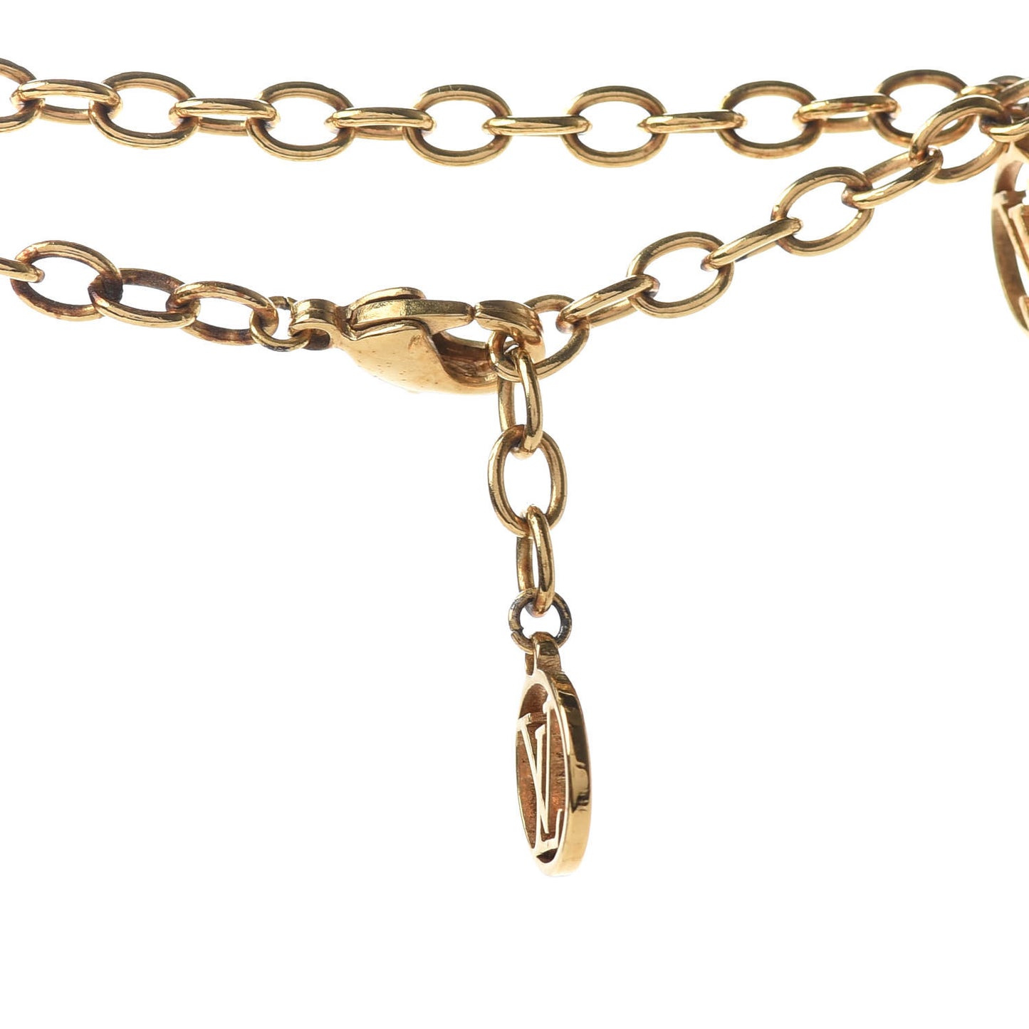 Logomania Sautoir Necklace Silver Gold