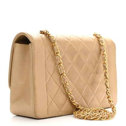 Chanel Lambskin Quilted Medium Single Flap Beige 3 of 11