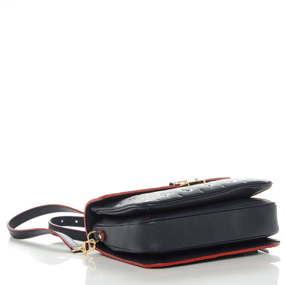 Louis Vuitton Empreinte Pochette Metis Marine Rouge 4 of 7