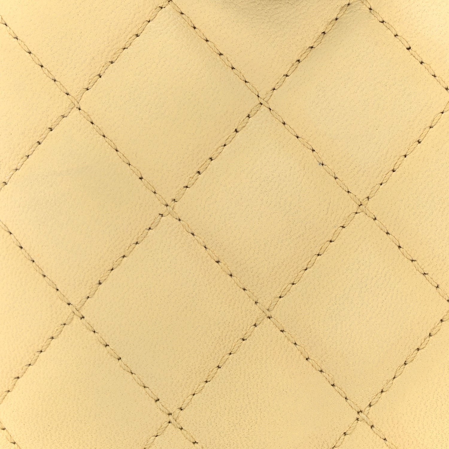 Chanel Lambskin Quilted Kisslock Crossbody Yellow 8 of 11