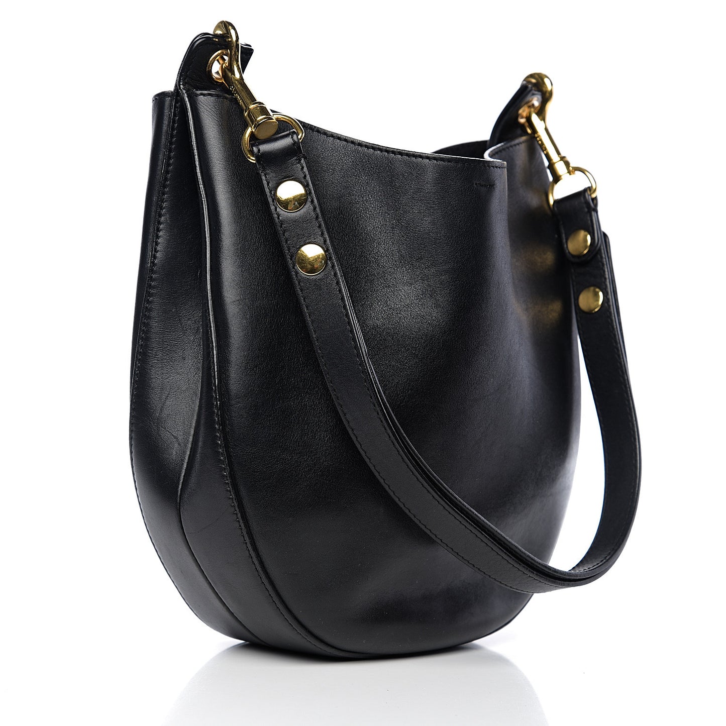 Palmelato Calfskin Small Hobo Black