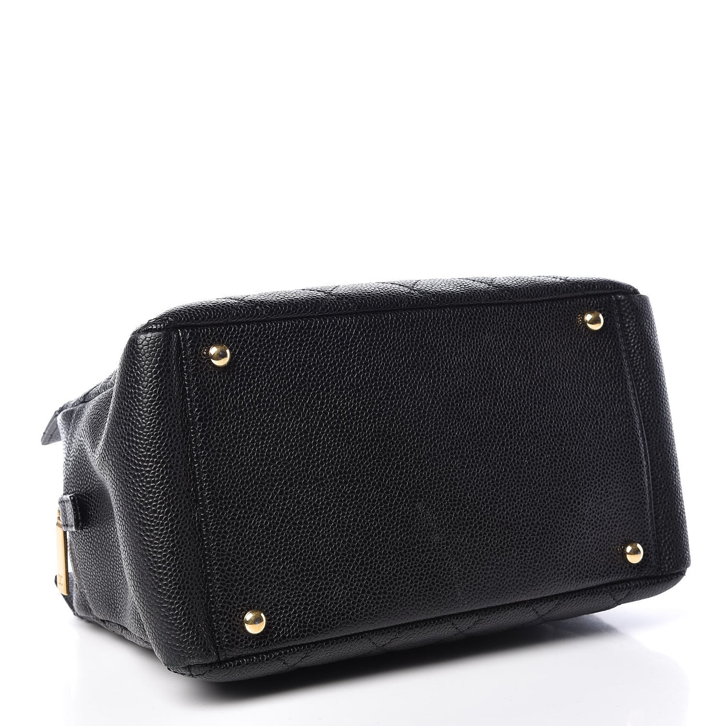 Caviar Quilted Petit Timeless Tote PTT Black