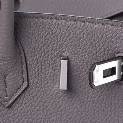 Hermes Togo Birkin 25 Etain 23 of 33
