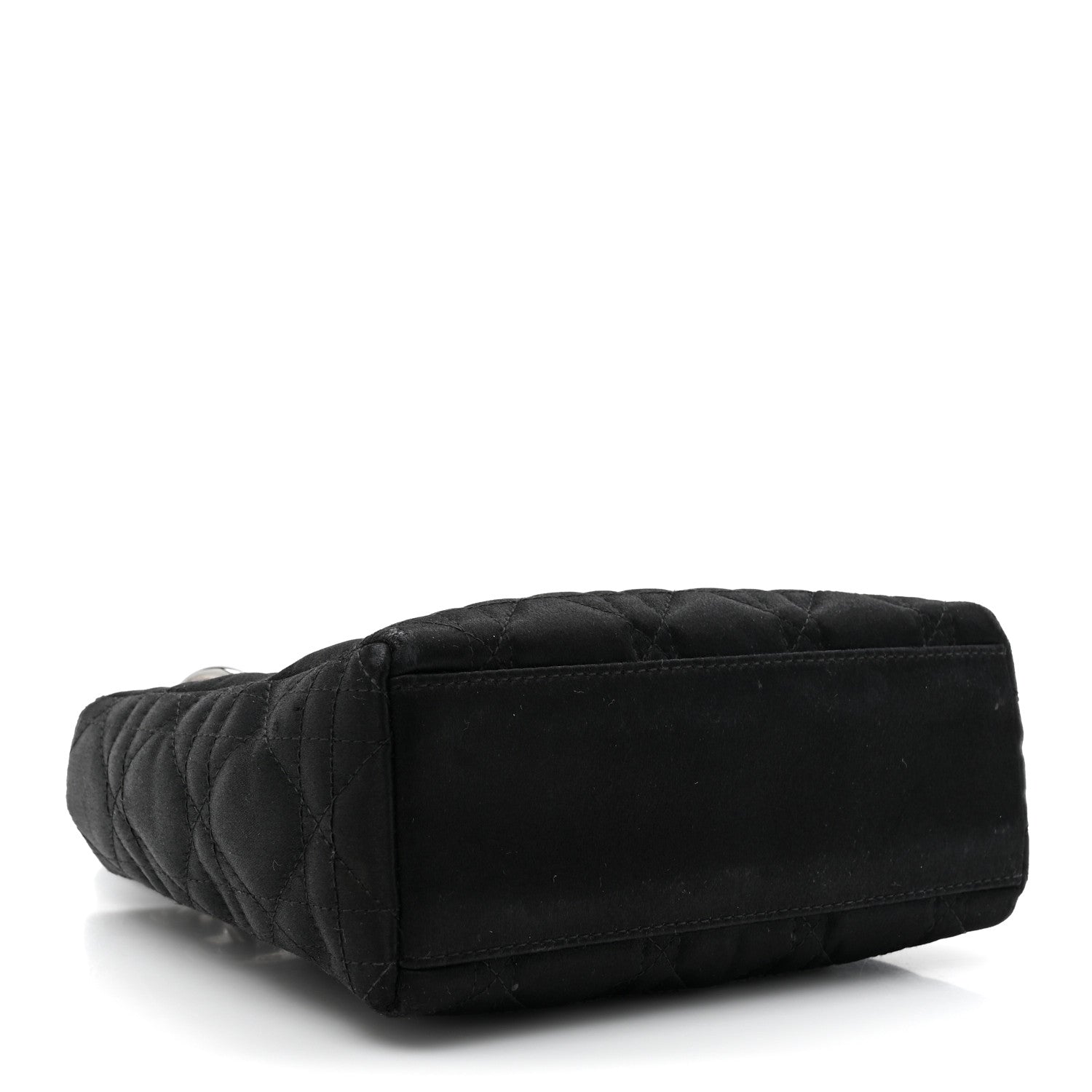 Christian Dior Satin Cannage Mini Lady Dior Black 4 of 20