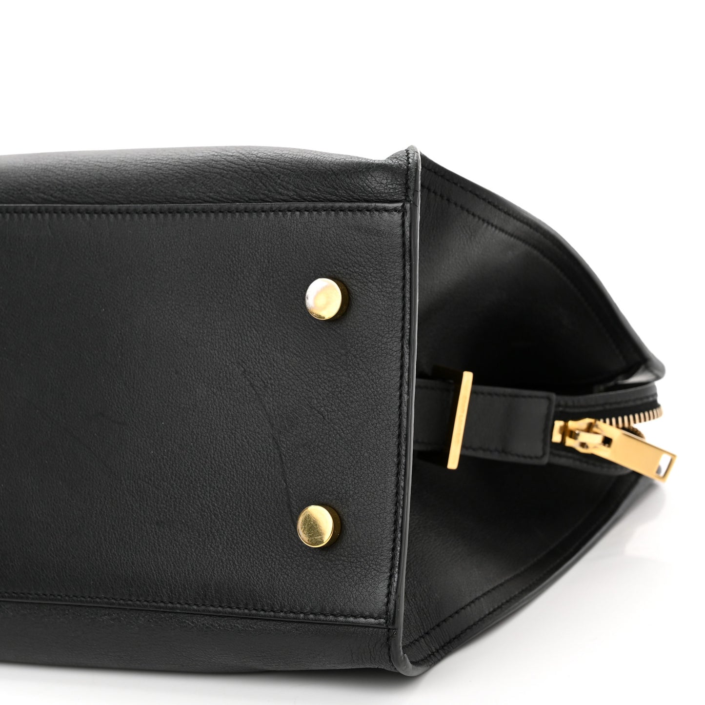 Calfskin Small Monogram Cabas Black