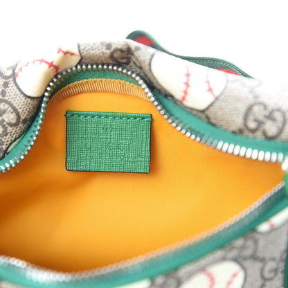 Gucci GG Supreme Monogram Baseballs Web Childrens Belt Bag 6 of 10