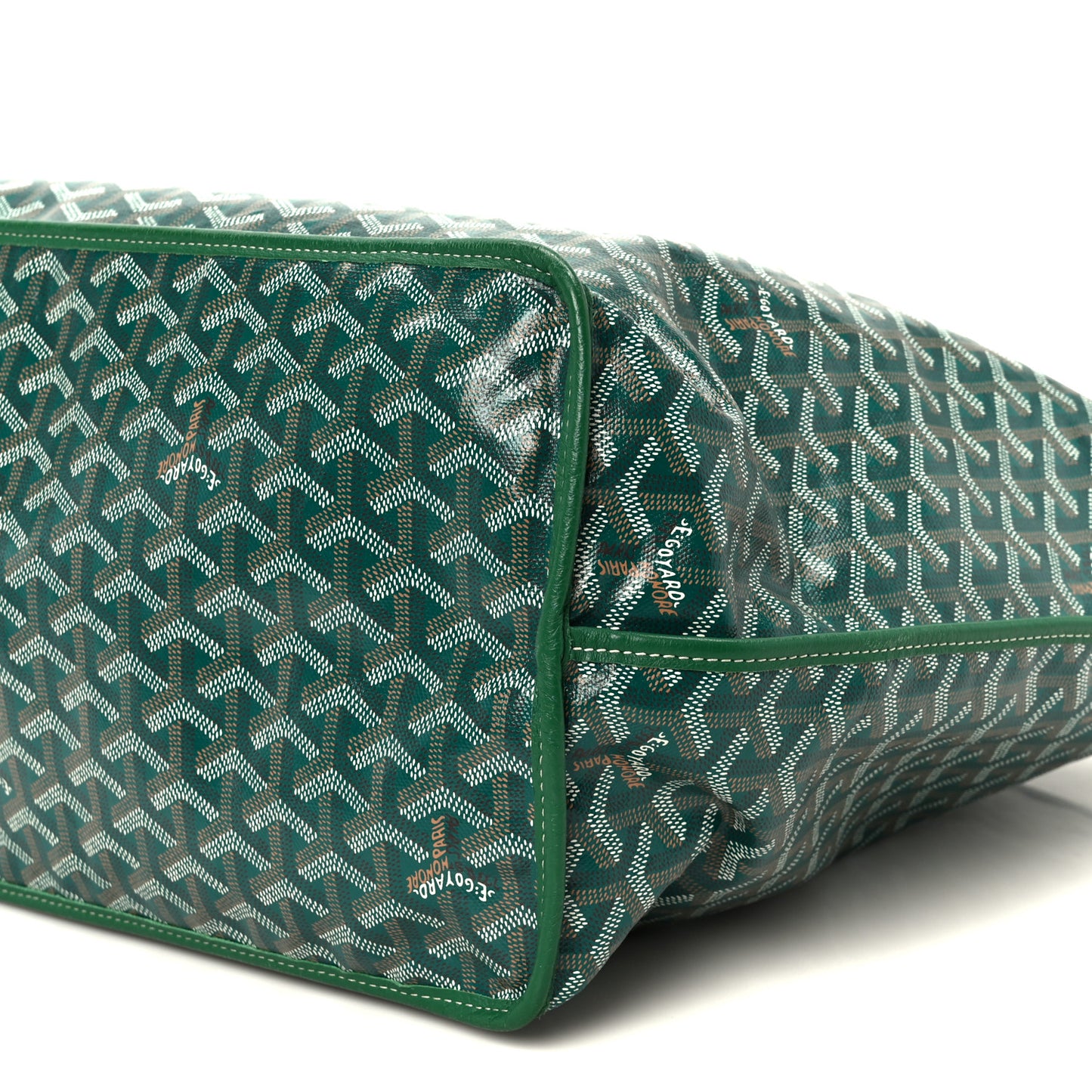 Goyardine Reversible Anjou GM Green
