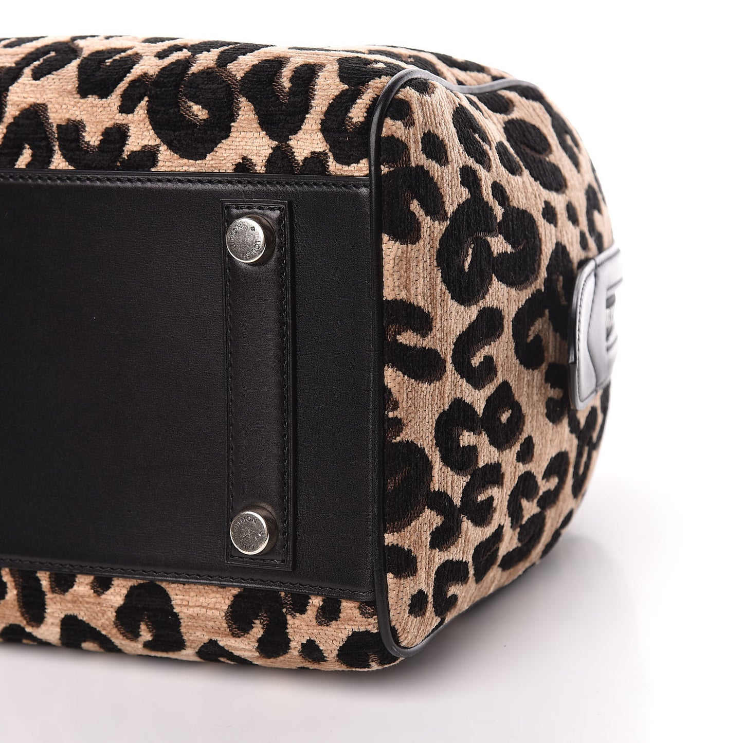 Jacquard Velvet Leopard Print Stephen Sprouse Speedy