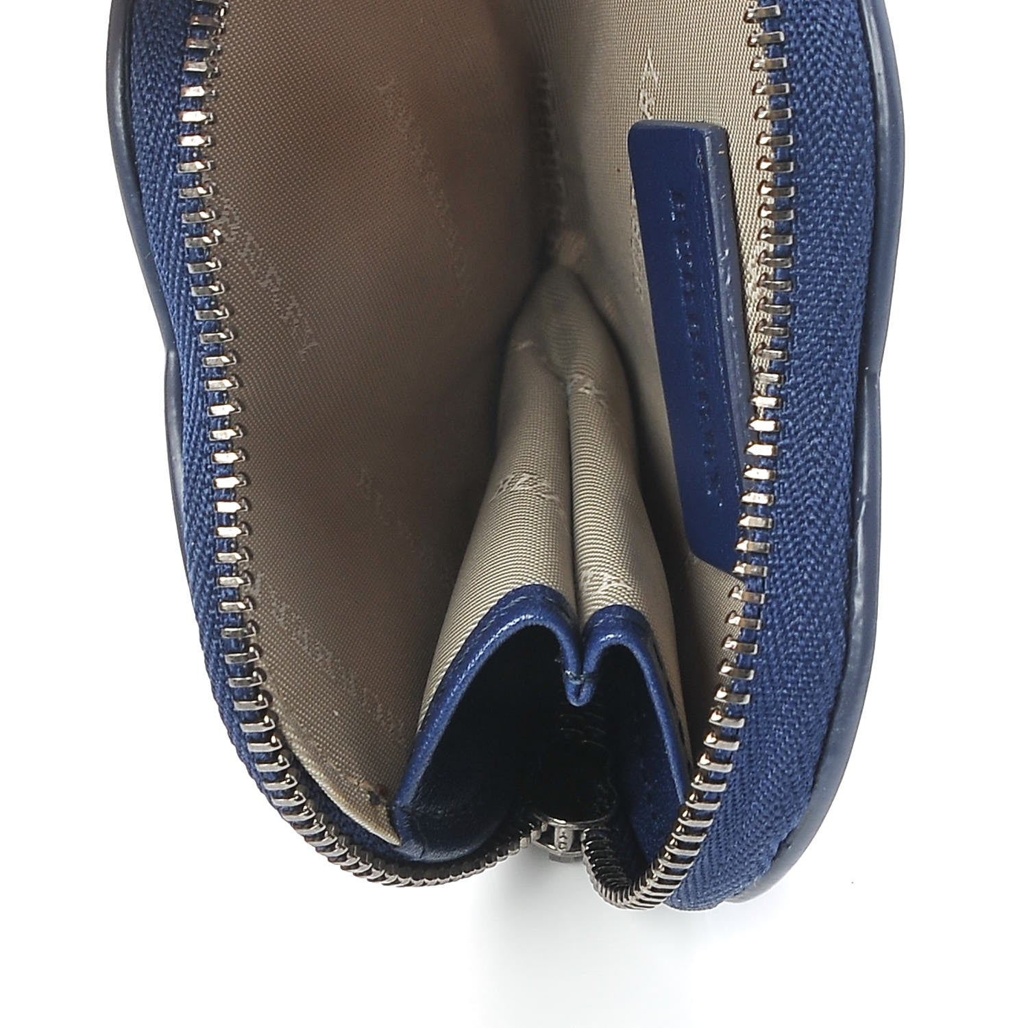 Burberry Patent Nova Check Heart Coin Case Blue 5 of 7