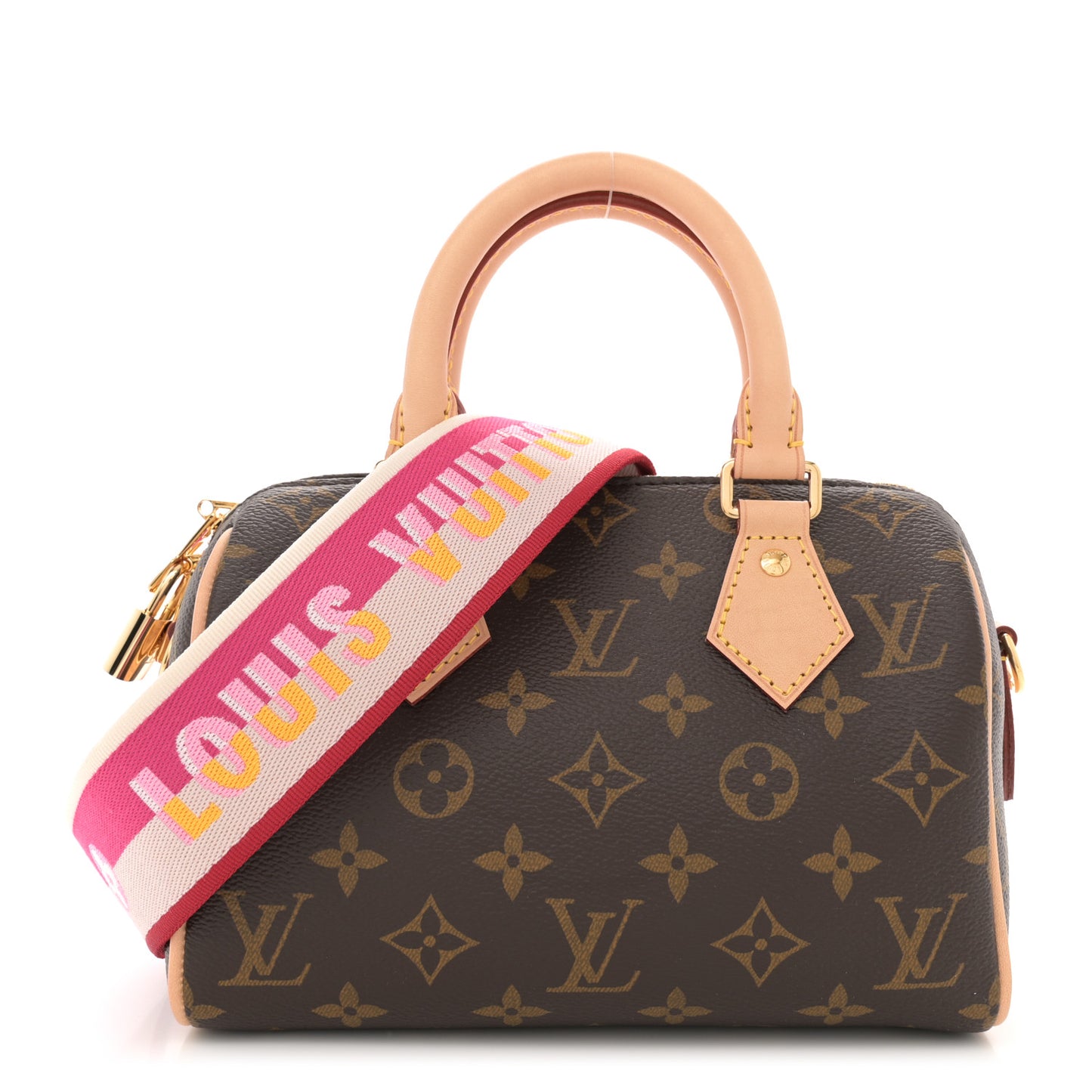 Monogram Speedy Bandouliere 20 Fuchsia