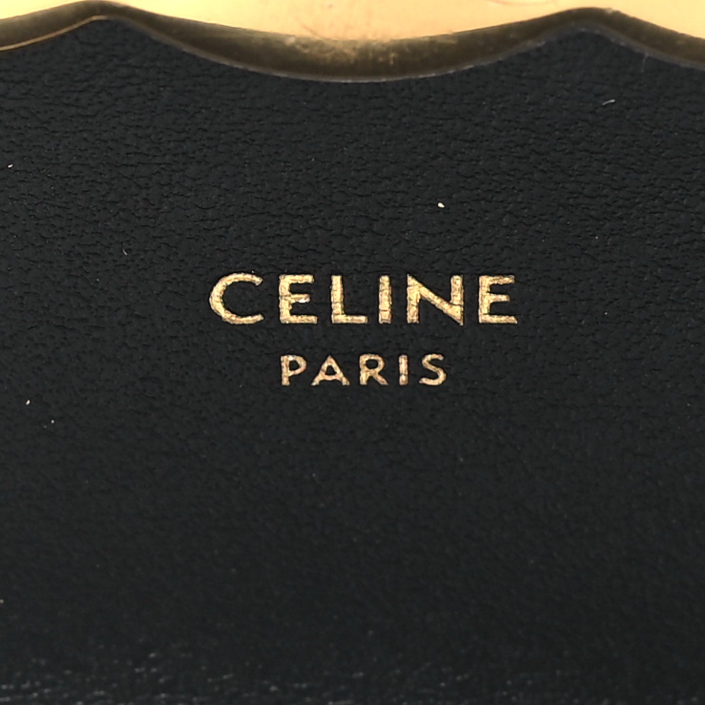 Shiny Calfskin Mini Chain Claude Black